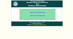 Desktop Screenshot of goenkacollegeadmissions.com